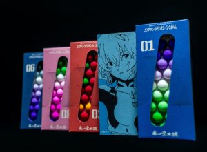 エヴァンゲリオンとコラボレーションした和菓子らくがん「エヴァンゲリオンらくがん」